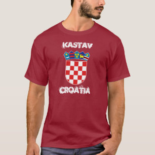 Kastav, Kroatien mit Wappen T-Shirt