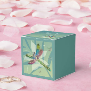 Kästchen für die Gastgeschenk Hochzeit der Libelle Geschenkschachtel