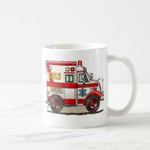 Kasten-LKW-Krankenwagen-Tasse Tasse