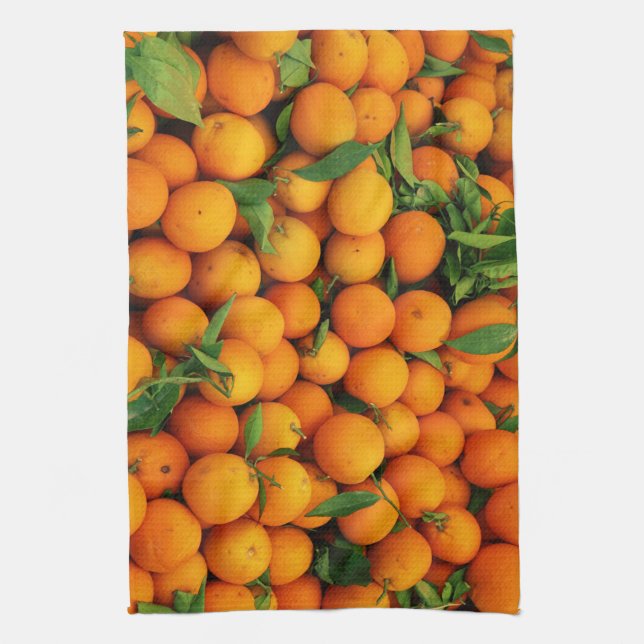 Kasten saftige Orangen Handtuch (Vertikal)