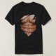 Kasten sechs Satz-ABS-Muskel-T - Shirt heftiges (Design vorne)