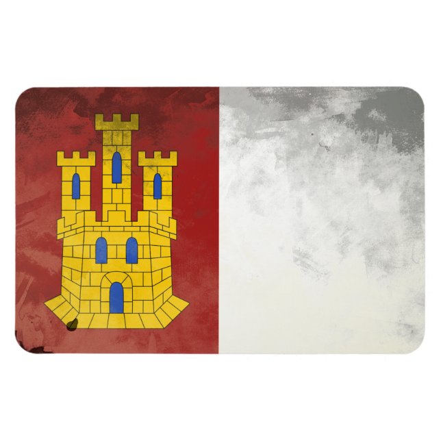 Kastilien-La Mancha Magnet (Horizontal)