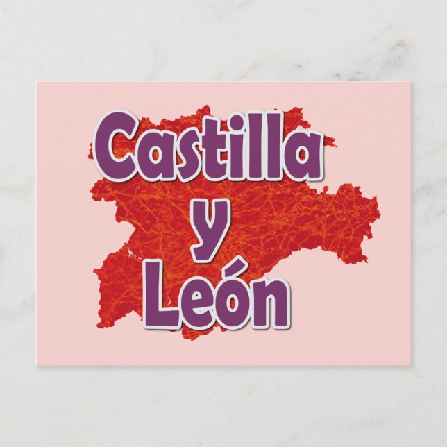 Kastilien und León Postkarte (Vorderseite)