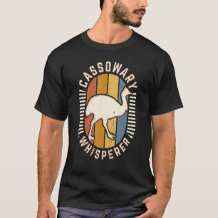 Kasuar-Flüsterer Vintage Klassiker Retro Tier L T-Shirt