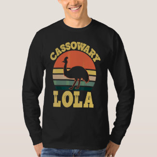 Kasuar Lola Süß Kasuar Party Filipina Oma T-Shirt