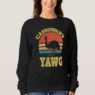 Kasuar Yawg Süßer Kasuar Party Hmong Großeltern Sweatshirt