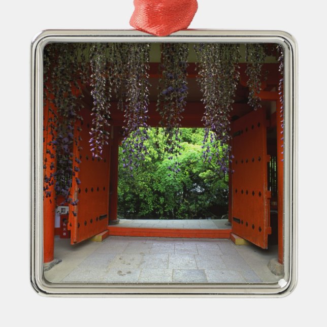 Kasuga Shrine, Nara, Japan Ornament Aus Metall (Vorne)