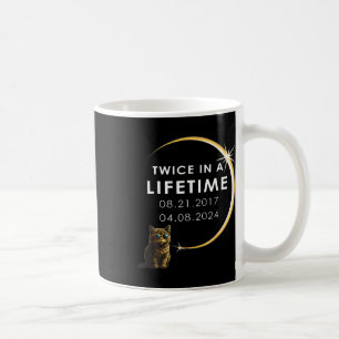 Kat 2024 Gesamtsolarauskälte zweimal in einer Lebe Kaffeetasse
