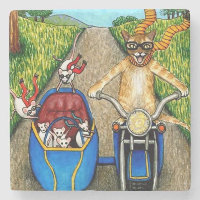 Kat 384 steinuntersetzer (Vorderseite)