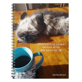 KAT ALLES SIEHT MIT CAT-HAAR BESSER AUS NOTIZBLOCK