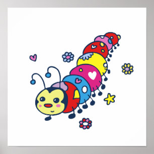 Kat der Raupe Poster