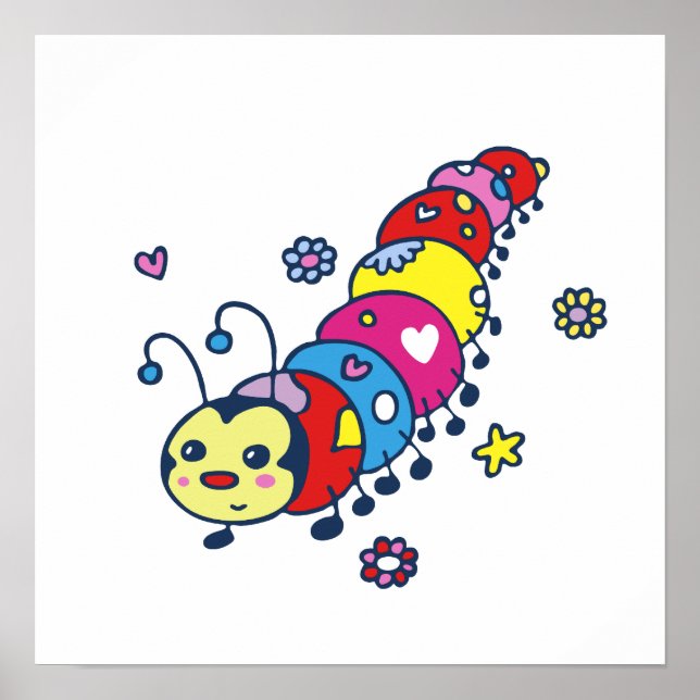 Kat der Raupe Poster (Vorne)