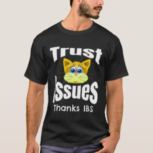 Kat IBS Reizbares Darmsyndrom Warrior Awareness T-Shirt