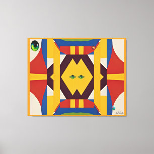 Kat - Ken Gage Abstrakt Leinwanddruck