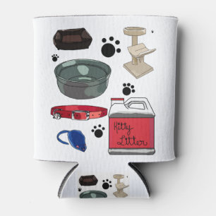 Kat Kitten Bed Tree Kitty Litter Collar Bowl Dosenkühler