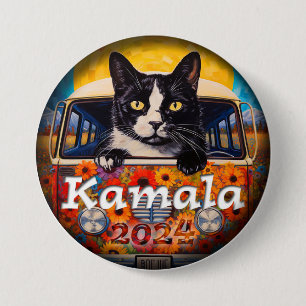 KAT Ladys for Kamala Political Button