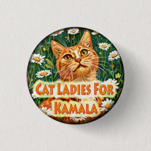 KAT Ladys for Kamala Political Button