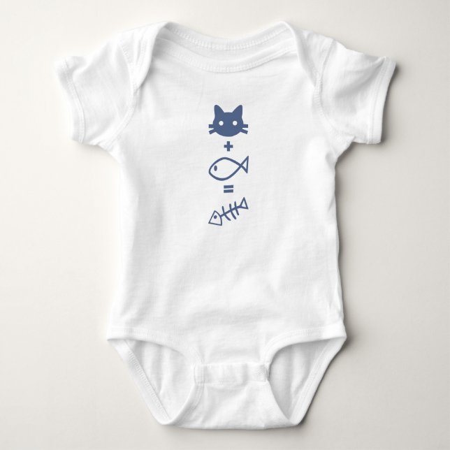 Kat-Mathematik Baby Strampler (Vorderseite)