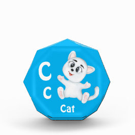 Kat personalisieren ABC: Letter C - Name hinzufüge Fotoblock