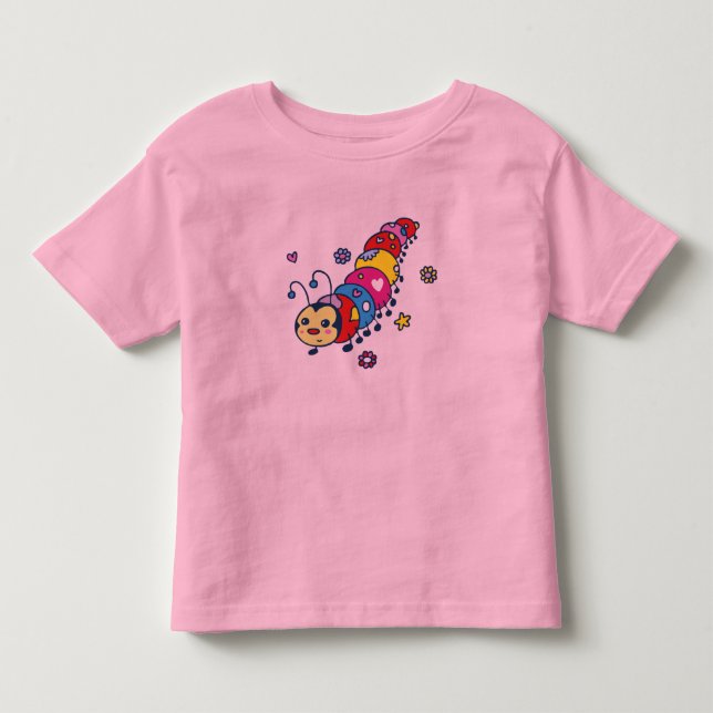 Kat Raupe Kinder T - Shirt (Vorderseite)