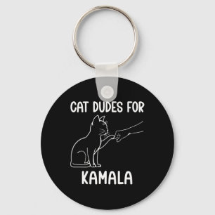 Kat-Typ für Kamala Kinderlose Katze Lady stimmt ab Schlüsselanhänger