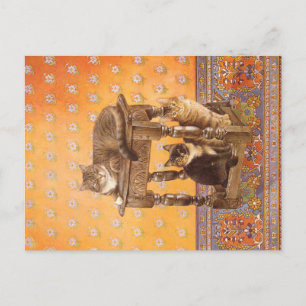 KAT- UND KITTENBILDUNG  POSTKARTE