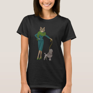 Kat und Poodle T-Shirt