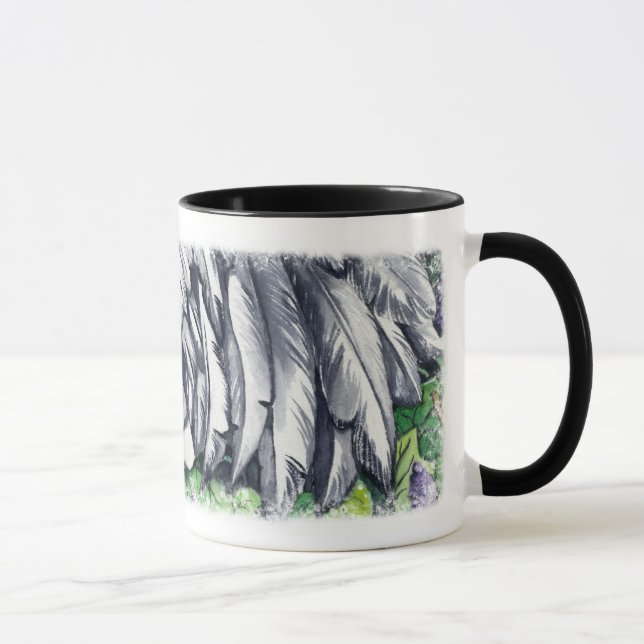 Kat Winged Tiger-Tasse Tasse (Rechts)