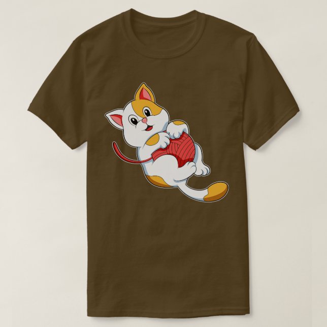 Kat Wolle Garnkugel 1 T-Shirt (Design vorne)
