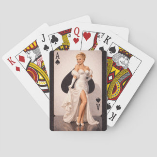 Kat zeigt ihr neues Kleid! Spielkarten