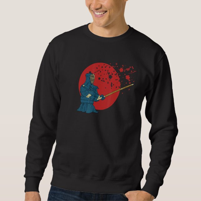 Kata Kenjusu Shinai Samurai Kendo Sweatshirt (Vorderseite)