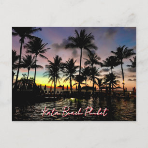 Kata-Strand, Phuket, Thailand Postkarte