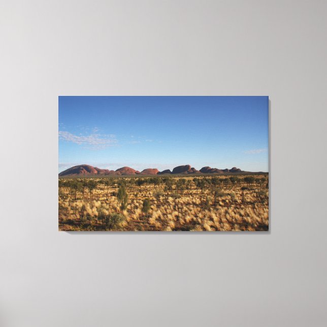 Kata Tjuta - Die Olgas bei Sonnenaufgang in Austra Leinwanddruck (Vorderseite)