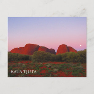 Kata Tjuta Monduntergang Postkarte