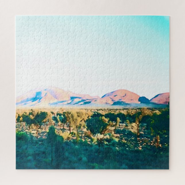 Kata Tjuta - Olgas Zentralaustralien - Reisen Puzzle (Vertikal)