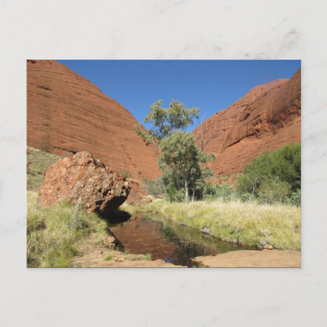 Kata tjuta postkarte (Vorderseite)