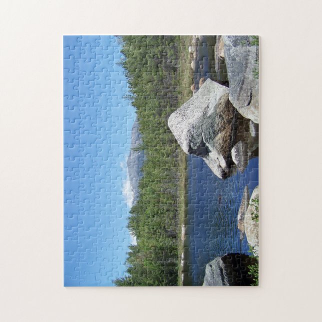 Katahdin auf den Felsen Puzzle (Vertikal)
