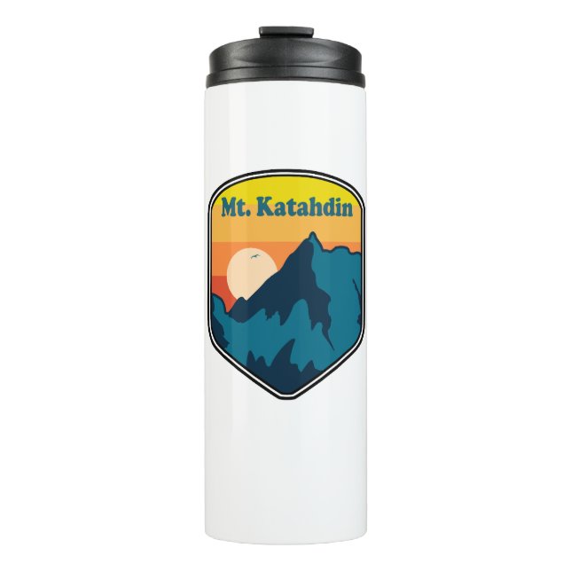 Katahdin Maine Sunrise Thermosbecher (Vorderseite)
