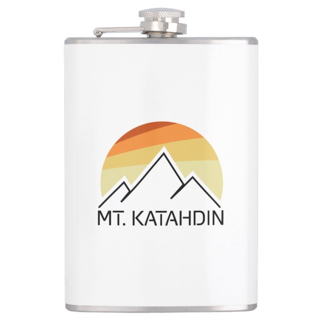 Katahdin Retro Flachmann (Vorderseite)