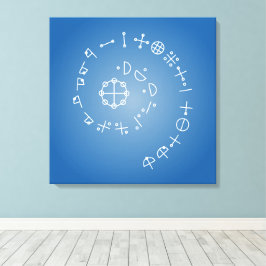 Katakamuna Power verses 6. Leinwanddruck