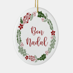 Katalan frohe Weihnachtsfeier, Bön Nadal Keramik Ornament