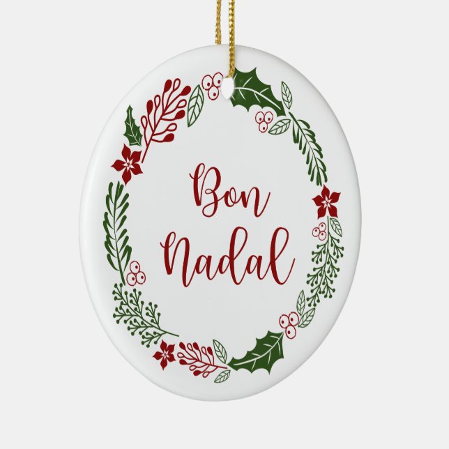 Katalan frohe Weihnachtsfeier, Bön Nadal Keramik Ornament (Rechts)