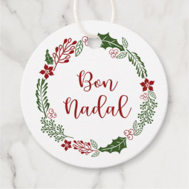 Katalanisch frohe Weihnachten, Bon Nadal, Custom Geschenkanhänger