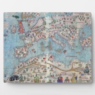 Katalanische Atlas: Einzelheiten zu Nordafrika und Fotoplatte