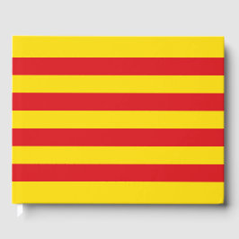 Katalanische Flagge Gästebuch