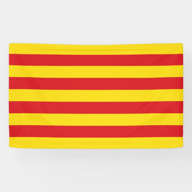 Katalanische Flagge (Katalonien) Banner (Horizontal)