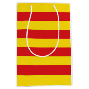 Katalanische Flagge (Katalonien) Mittlere Geschenktüte