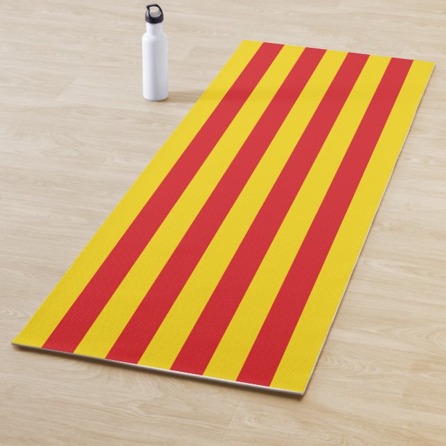 Katalanische Flagge (Katalonien) Yogamatte (Beispiel)