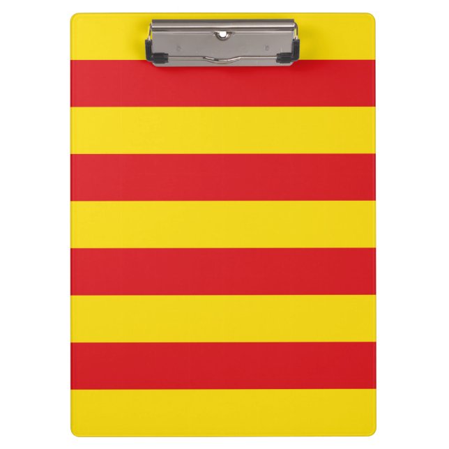 Katalanische Flagge Klemmbrett (Vorderseite)