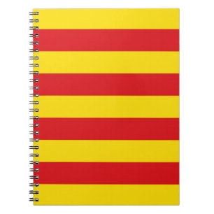 Katalanische Flagge Notizblock